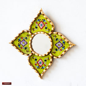 DecorContreras wall mirror in a stylish entryway