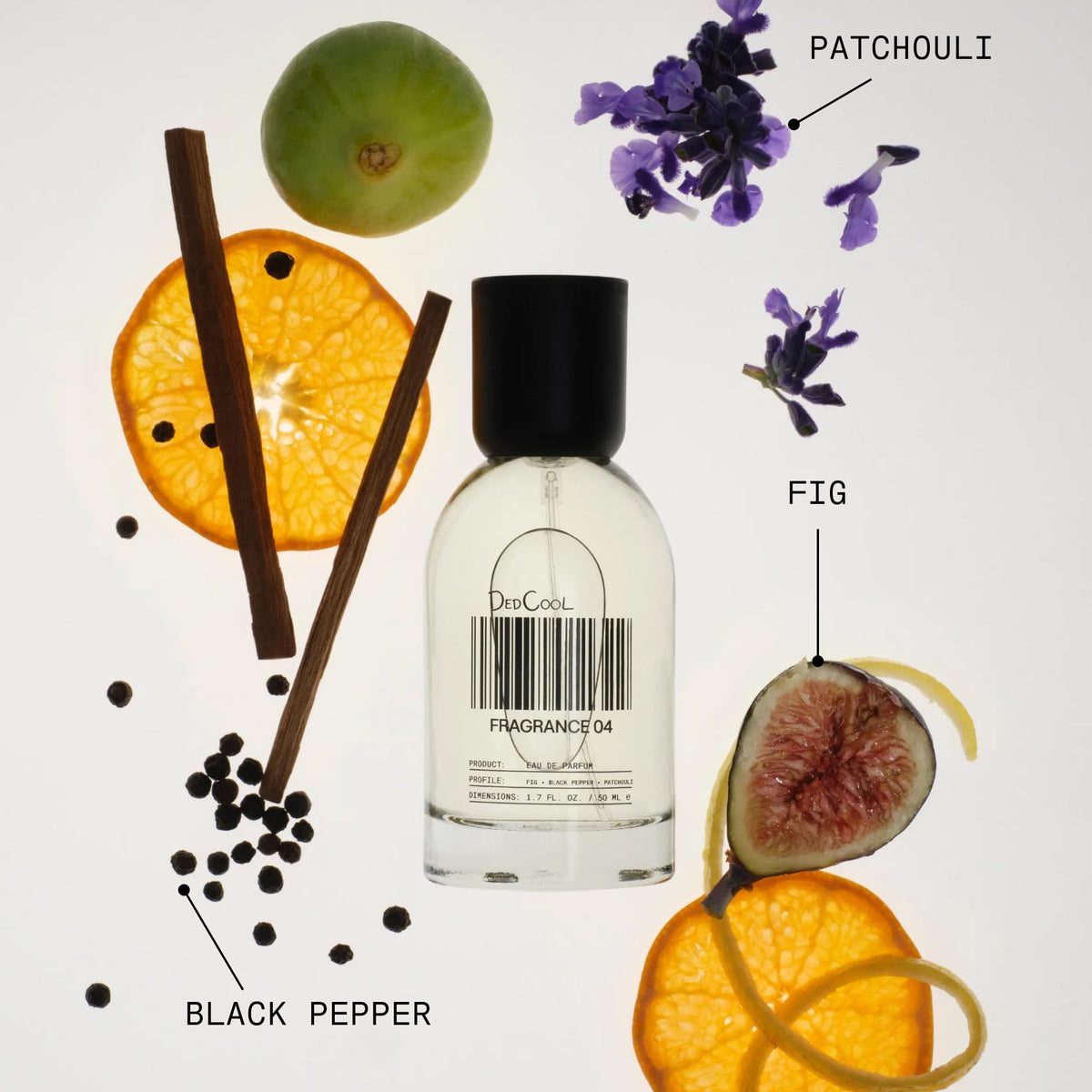 DedCool Eau de Parfum Fragrance 04 with fig and patchouli notes