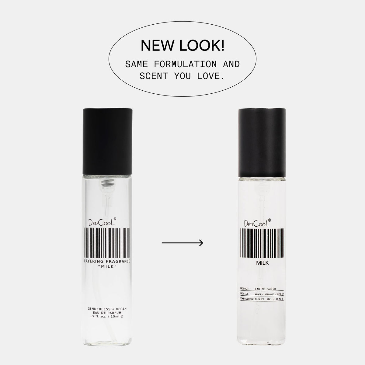 DedCool Milk Eau de Parfum bottle in a lifestyle setting