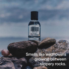 DedCool Mineral Milk Eau de Parfum lifestyle scene on a table