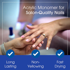 DeEnti Acrylic Monomer Liquid 16oz back view