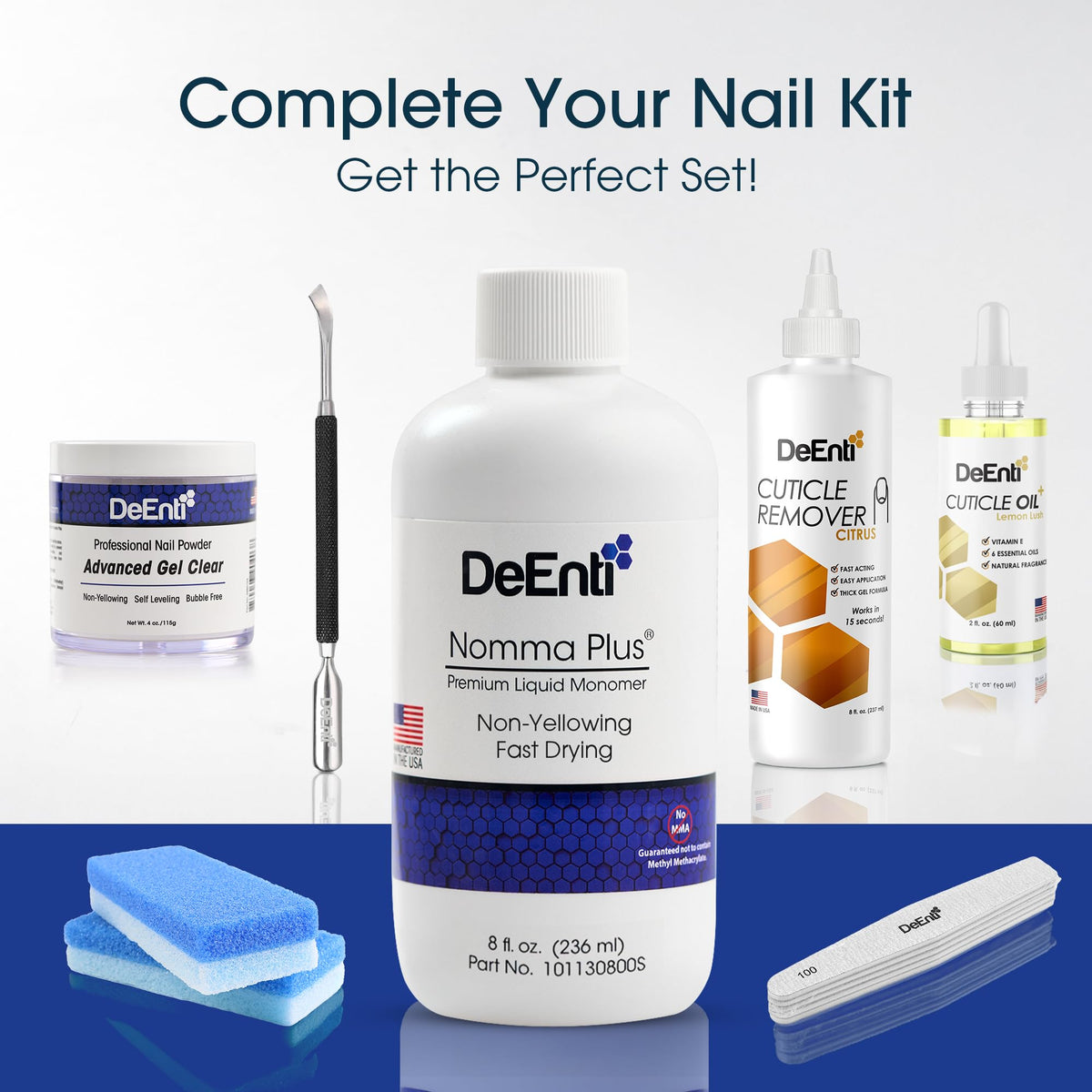 DeEnti Acrylic Monomer Liquid 8oz packaging details