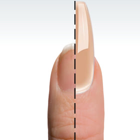 DeEnti Acrylic Nail Powder Dark Nude in nail art setup