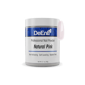 DeEnti Acrylic Nail Powder Natural Pink 2oz front view