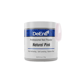 DeEnti Acrylic Nail Powder Natural Pink 4oz front view