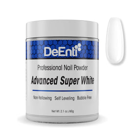 DeEnti Acrylic Nail Powder Super White 2oz front view
