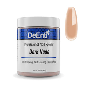 DeEnti Dark Nude Acrylic Nail Powder 2oz front view