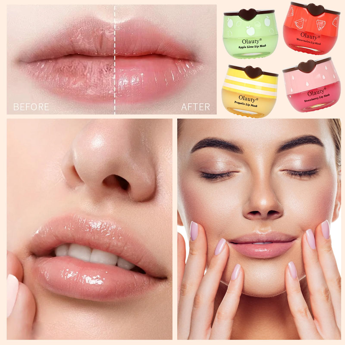 Deepmind Bee Lip Balm 4 PCS packaging details