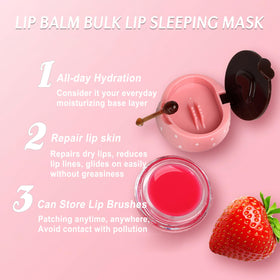 Deepmind Bee Lip Balm packaging with honey pot