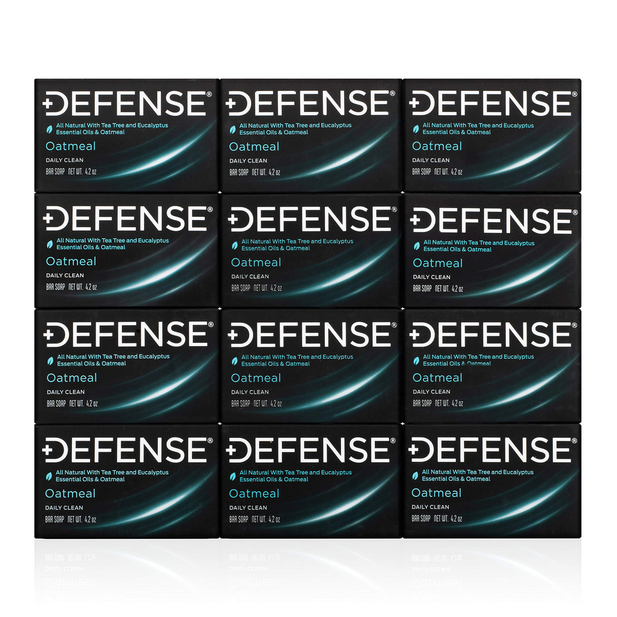 Defense Soap 12pk Oatmeal Bar Soap with natural ingredients