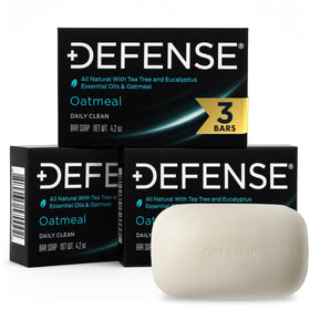 Defense Soap Oatmeal Bar Soap 3-Pack front view