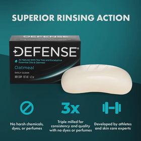 Defense Soap Oatmeal Bar Soap stacked view
