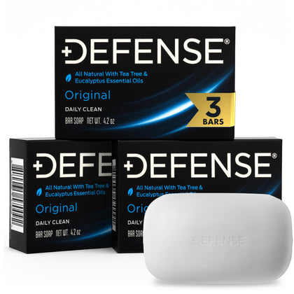 Defense Soap Original Bar Soap 3-Pack front view
