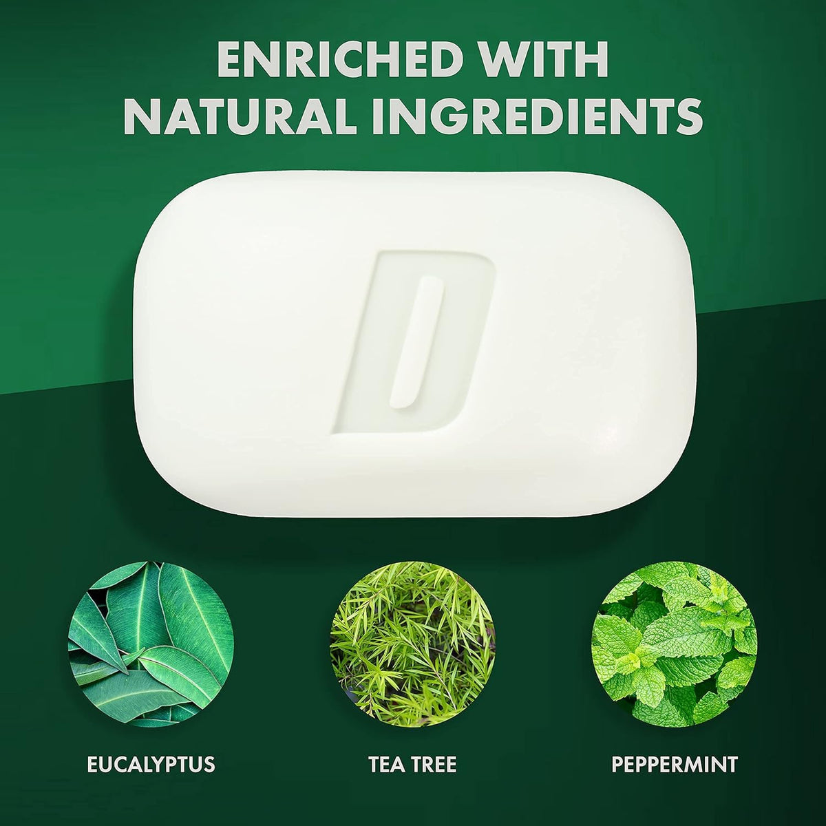 Defense Soap Peppermint Bar Soap close-up of bar
