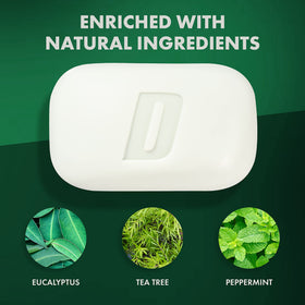 Defense Soap peppermint bar soap close-up with texture