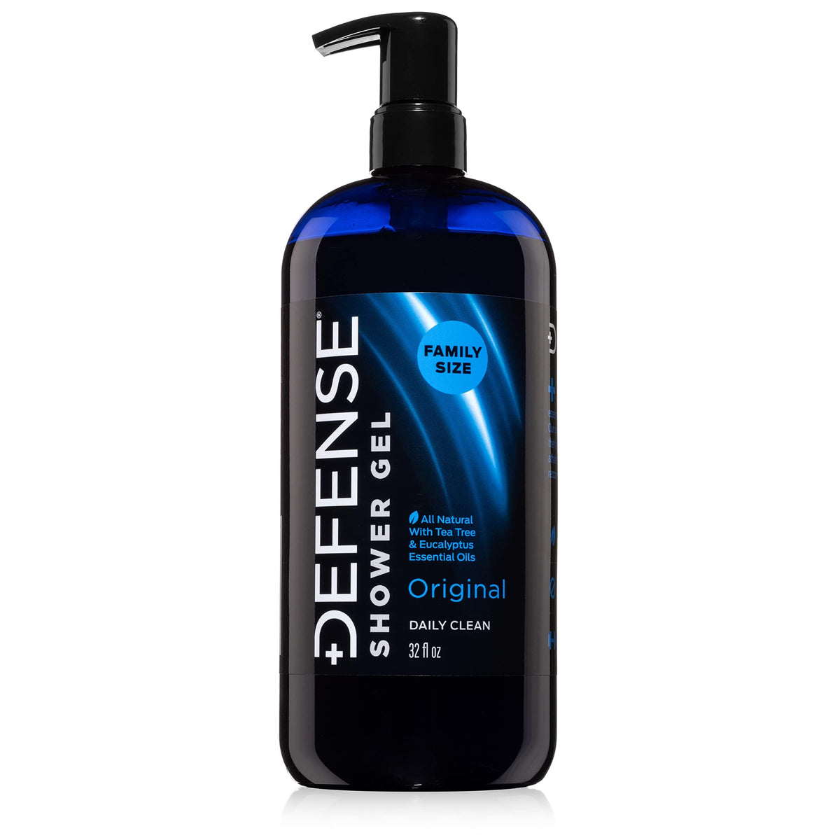 Defense Soap Tea Tree Body Wash 32oz front view