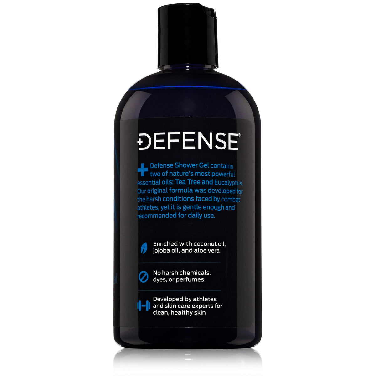 Defense Soap Tea Tree Body Wash label details