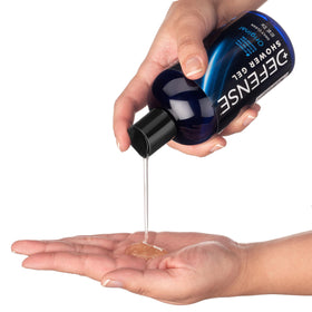 Defense Soap Tea Tree Body Wash with eucalyptus leaves