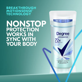 Degree Advanced Antiperspirant Deodorant packaging for easy recycling