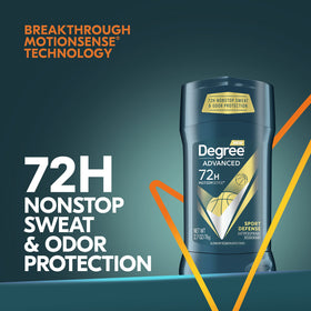Degree Advanced Antiperspirant Deodorant Sport Defense eco-friendly packaging