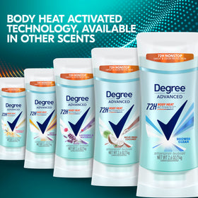 Degree Advanced Antiperspirant Deodorant with rose and jasmine scent