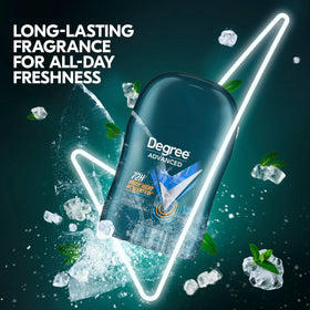 Degree Advanced Cool Rush Antiperspirant Deodorant packaging