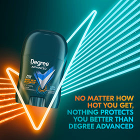 Degree Advanced Cool Rush Antiperspirant Deodorant stick close-up