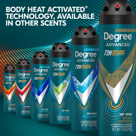 Degree Antiperspirant Deodorant Dry Spray Sport Defense lifestyle shot outdoors