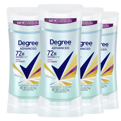 Degree Antiperspirant Deodorant Sexy Intrigue 4 Count packaging front view
