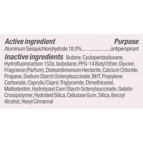 Degree Clinical Antiperspirant Deodorant Dry Spray Fresh Cotton on bathroom counter