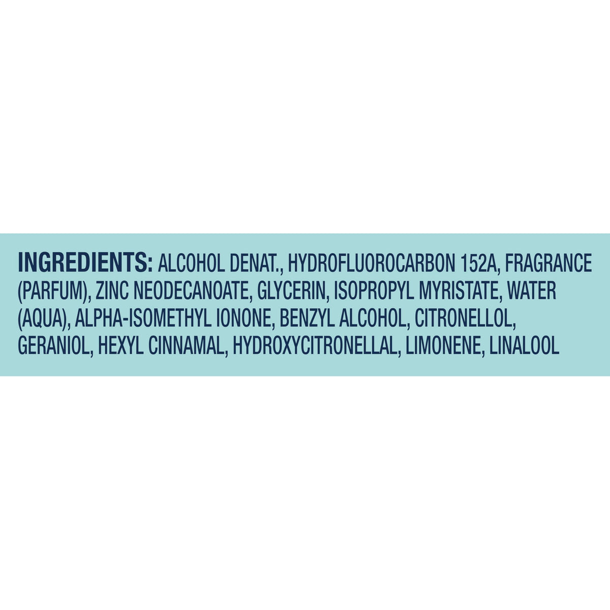 Degree deodorant spray with citrus fruits for fresh scent