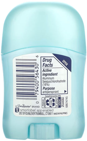 Degree deodorant stick being applied on skin