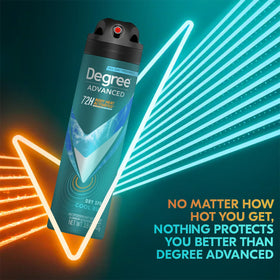 Degree Men Advanced Dry Spray Antiperspirant Cool Rush side view