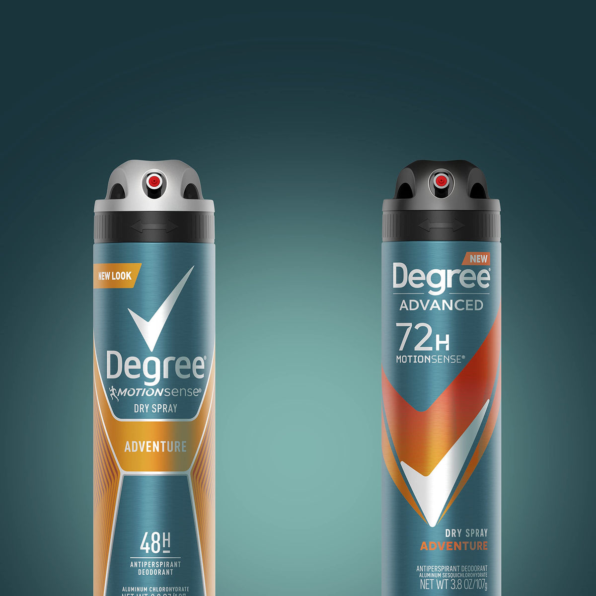 Degree Men Adventure Antiperspirant Deodorant Dry Spray close-up of nozzle