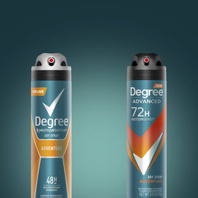 Degree Men Adventure Antiperspirant Deodorant Dry Spray close-up of nozzle