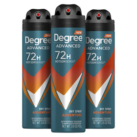 Degree Men Adventure Antiperspirant Deodorant Dry Spray front view