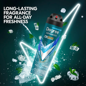 Degree Men Antiperspirant Deodorant Dry Spray Cool Rush side view