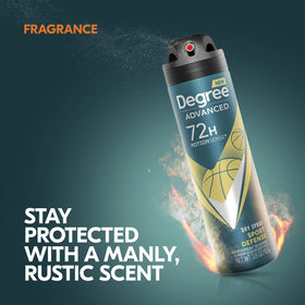 Degree Men Antiperspirant Deodorant Dry Spray Sport Defense back view