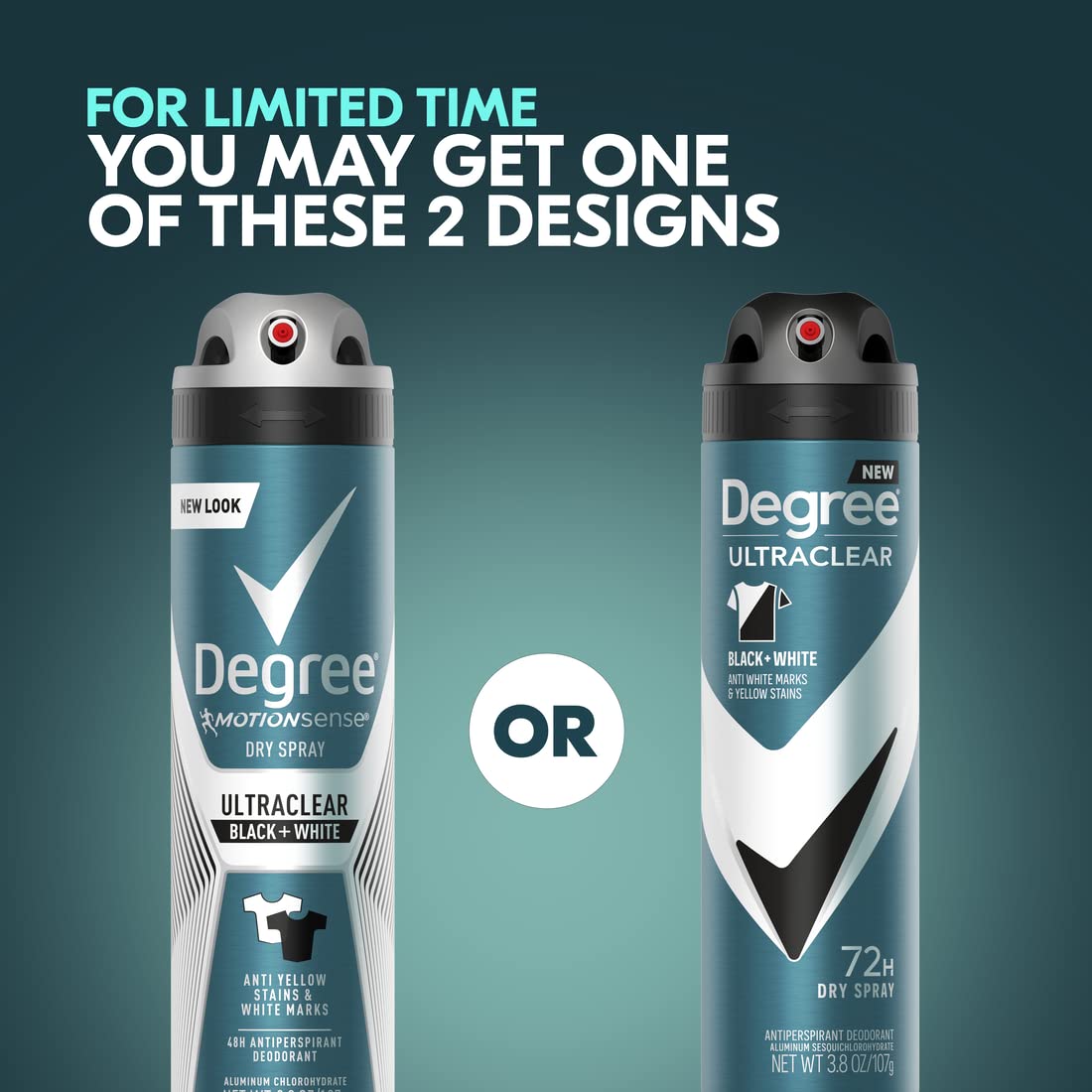 Degree Men Antiperspirant Dry Spray can with MotionSense technology