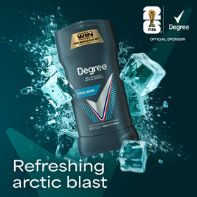 Degree Men Cool Rush Antiperspirant Deodorant stick close-up