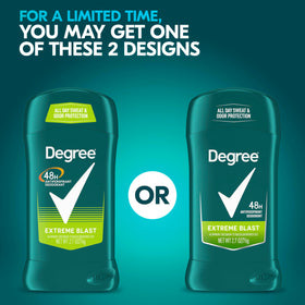 Degree Men Extreme Blast Antiperspirant Deodorant stick close-up