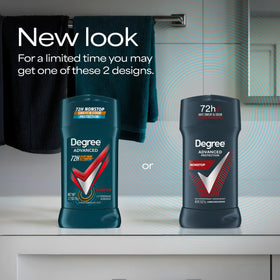 Degree Men Nonstop Antiperspirant Deodorant stick close-up