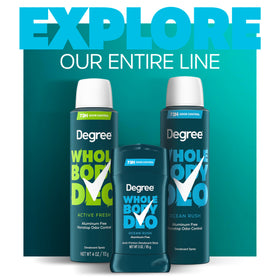 Degree Men Whole Body Deodorant Spray back view