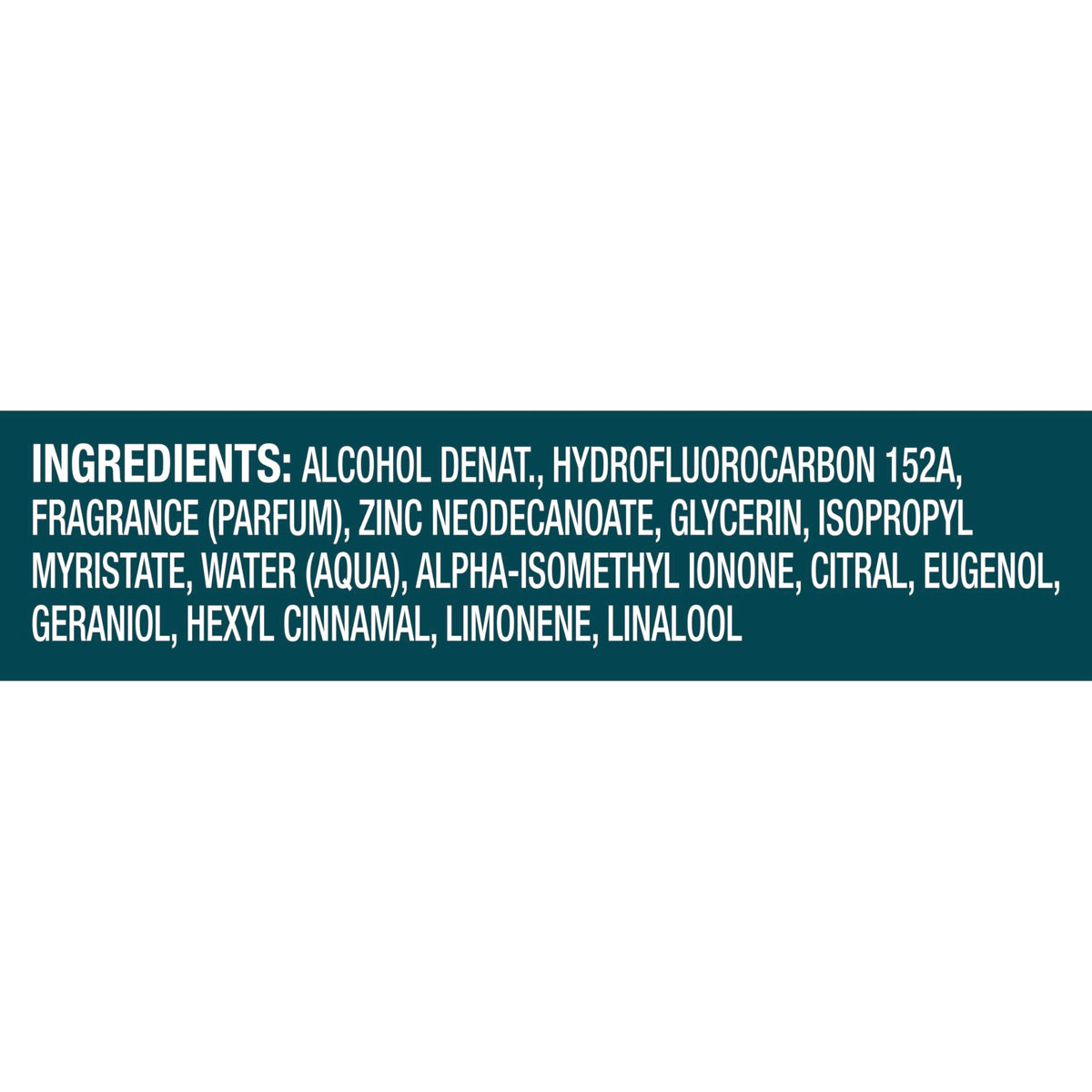 Degree Men Whole Body Deodorant Spray with dimensions shown