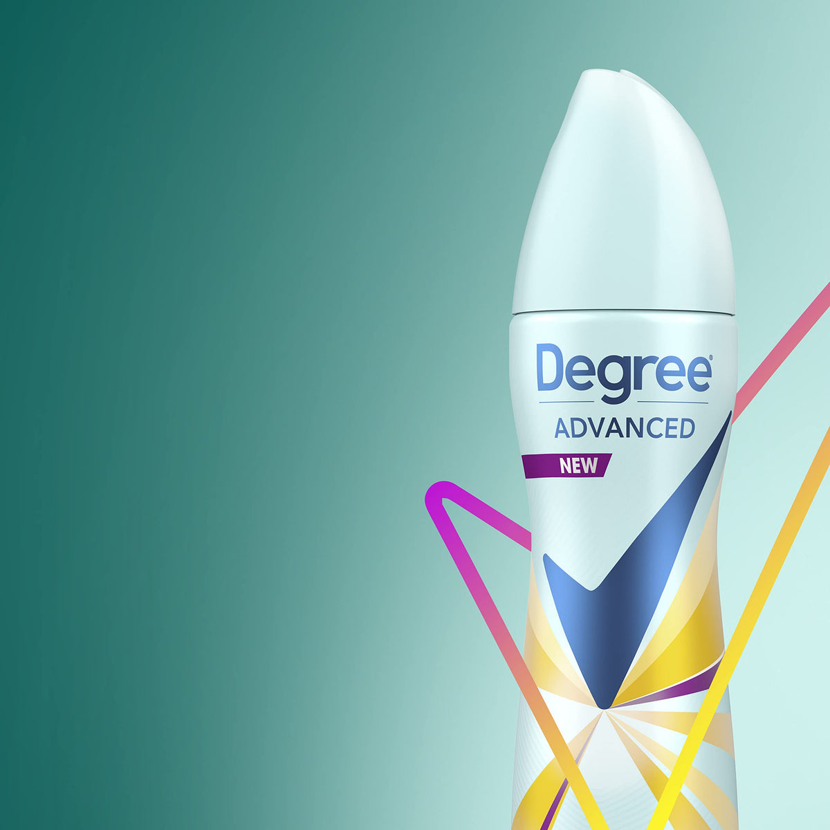 Degree Sexy Intrigue Antiperspirant Deodorant Dry Spray on bathroom counter