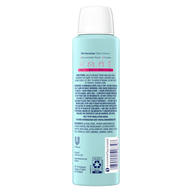 Degree Women Whole Body Deodorant Spray back view showing ingredients