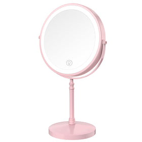 DEIOVWXS Makeup Mirror front view with 1X and 10X sides