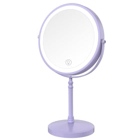 DEIOVWXS Makeup Mirror front view with LED lights