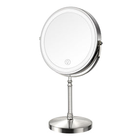 DEIOVWXS Makeup Mirror front view with LED lights