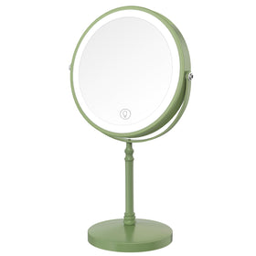 DEIOVWXS Makeup Mirror front view with LED lights